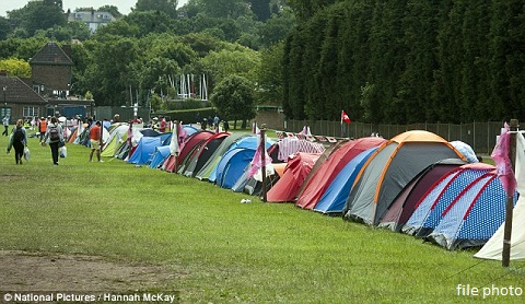 tent in wimbledon