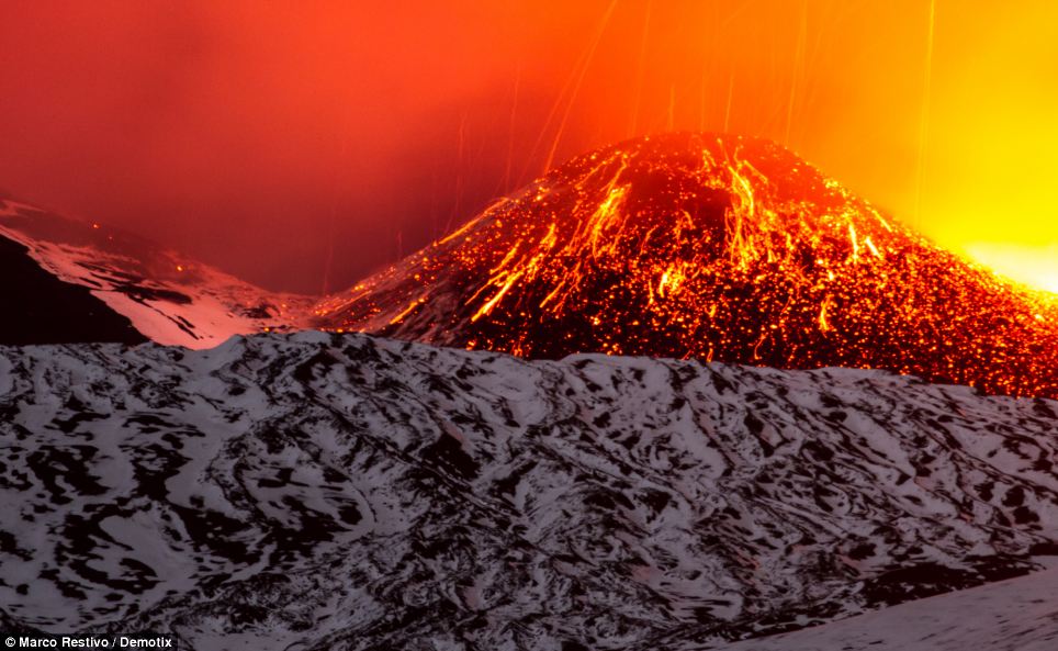 Mount-Etna-spews-molten-lava-earths-core
