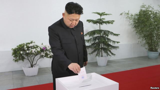 kim jung unn take part in election