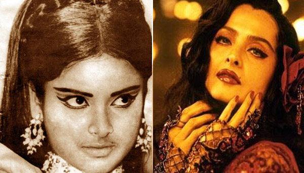 rekha now and then