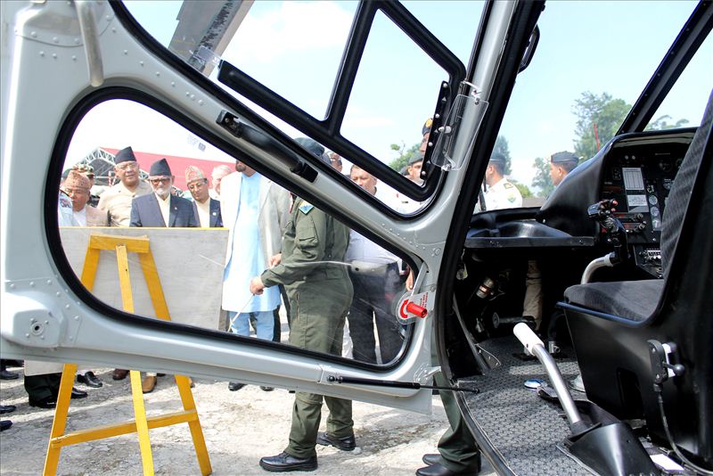 PM Inspects New Euro Copter