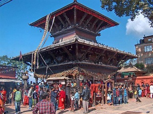 मनकामना मन्दिर पुनःनिर्माण कार्य शुरु