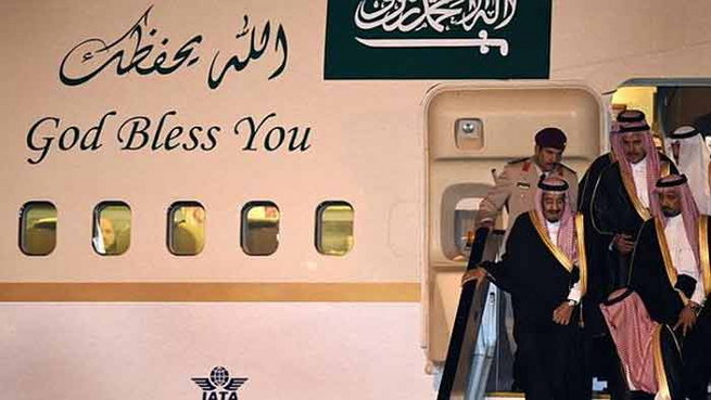 saudi king plane