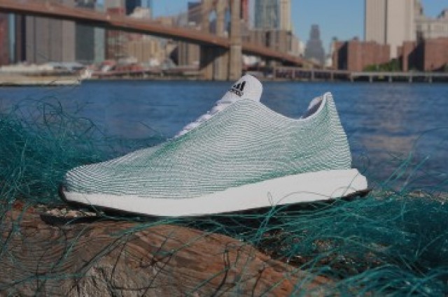 Adidas creates a shoe made from ocean garbage