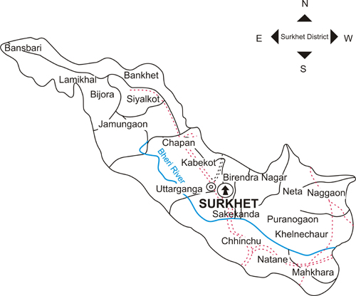 Curfew in Surkhet for the third consecutive day