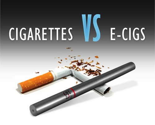E-cigarettes, much less harmful than regular cigarettes