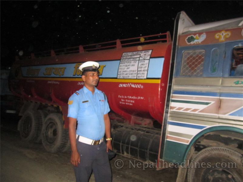 75 goods-carrying vehicles and one petrol-laden tanker enter Nepal