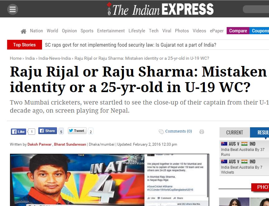 Raju Rijal Controversy on Indian Media 4