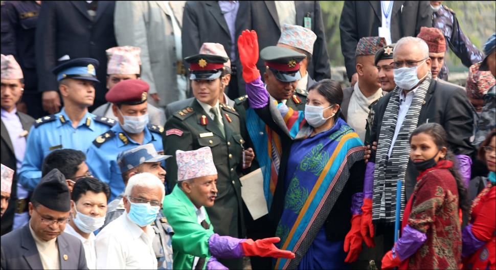 Bagmati Cleaning 150th week President Bidhya Bhandari 22394913