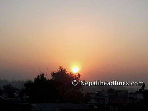 Eclips from Kathmandu (1)