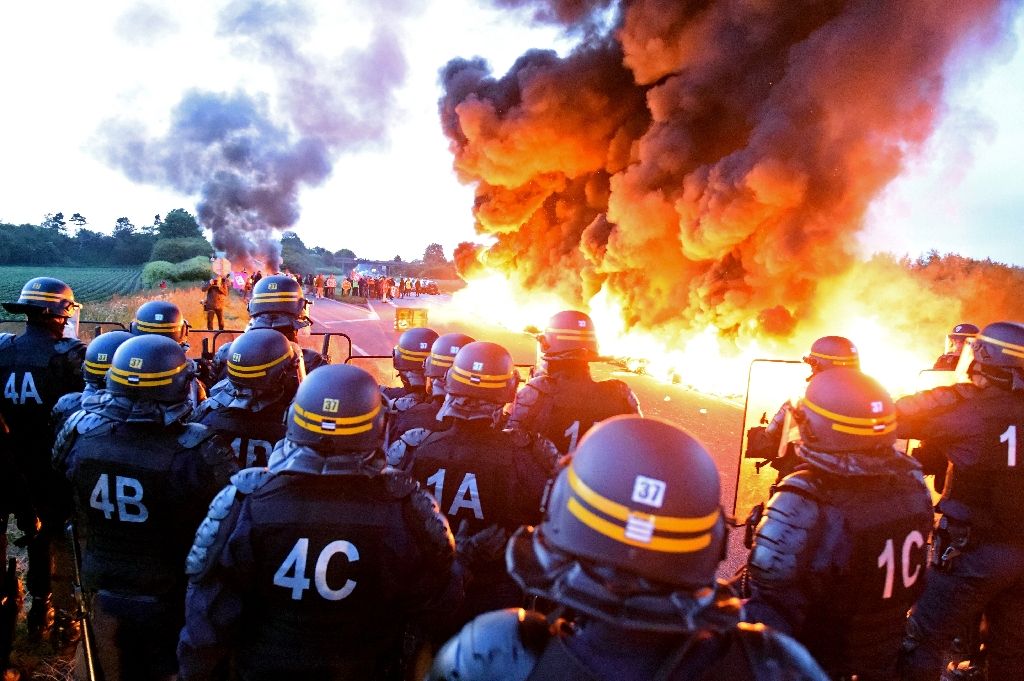 Strike-hit France smashes blockades as fuel runs dry