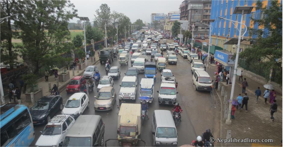 Public vehicles to ply Kathmandu roads from only sides
