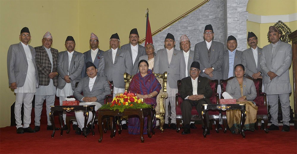 Newly-appointed Ministers sworn-in