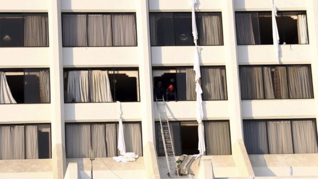 होटलमा आगो लाग्दा ११ को मृत्यु, ७० जना घाइते
