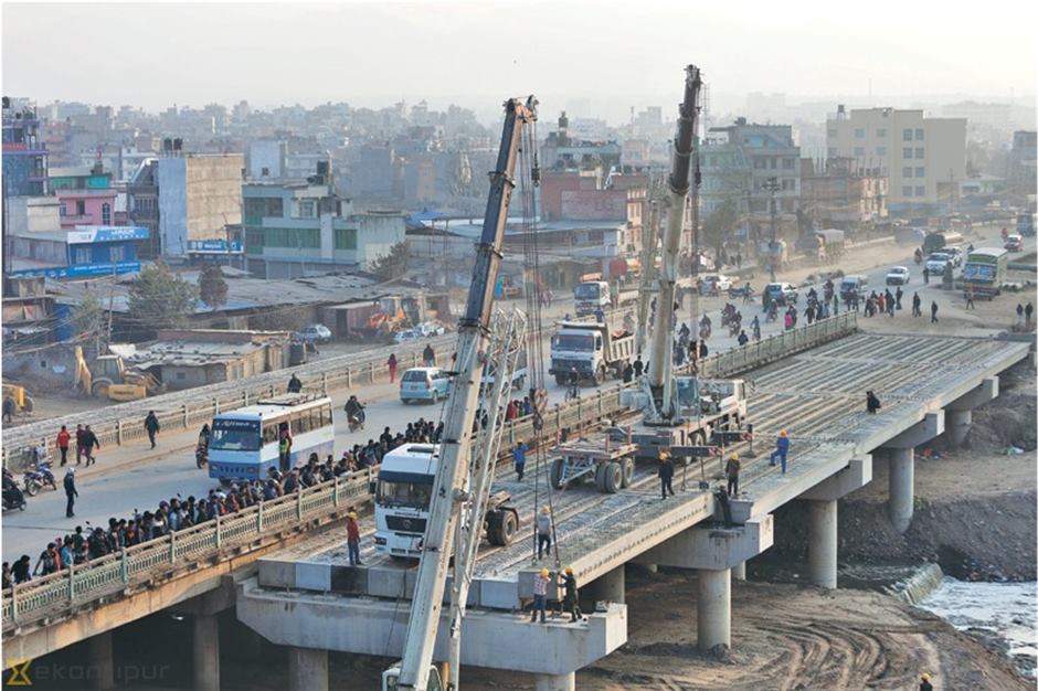 Bridge expansion along Kalanki – Koteshwor stretch near completion
