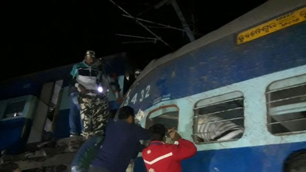 भारतमा रेल दुर्घटना २३ को मृत्यु