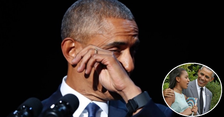 ओबामाको विदाई भाषणको बखत कहाँ थिइन छोरी साशा? – भिडियो