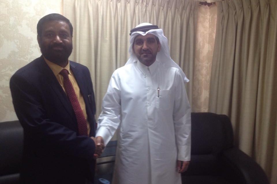 DPM Nidhi and Qatari Ambassador meet