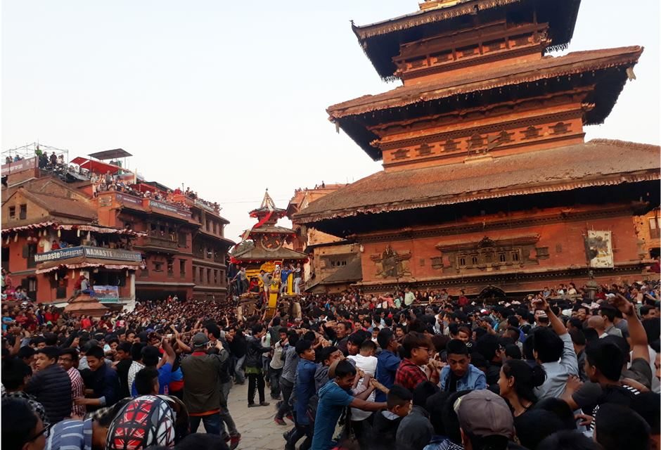 11 injured in late night clashes on first day of Bisket Jatra