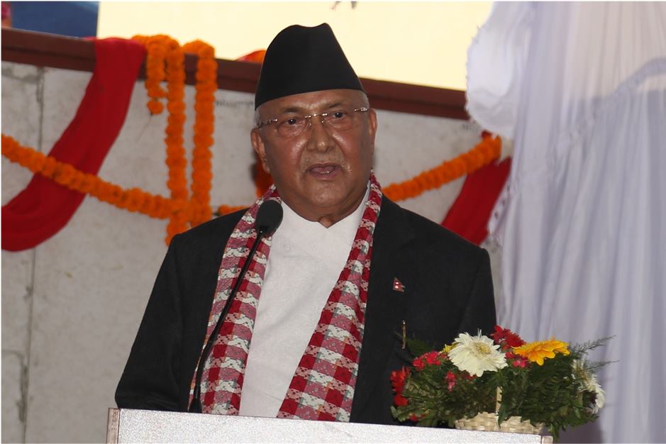 Caretaker govt has no right to take decision on crucial issues, Oli says