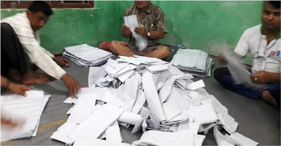 Vote counting from 10 places in Bharatpur Metropolis