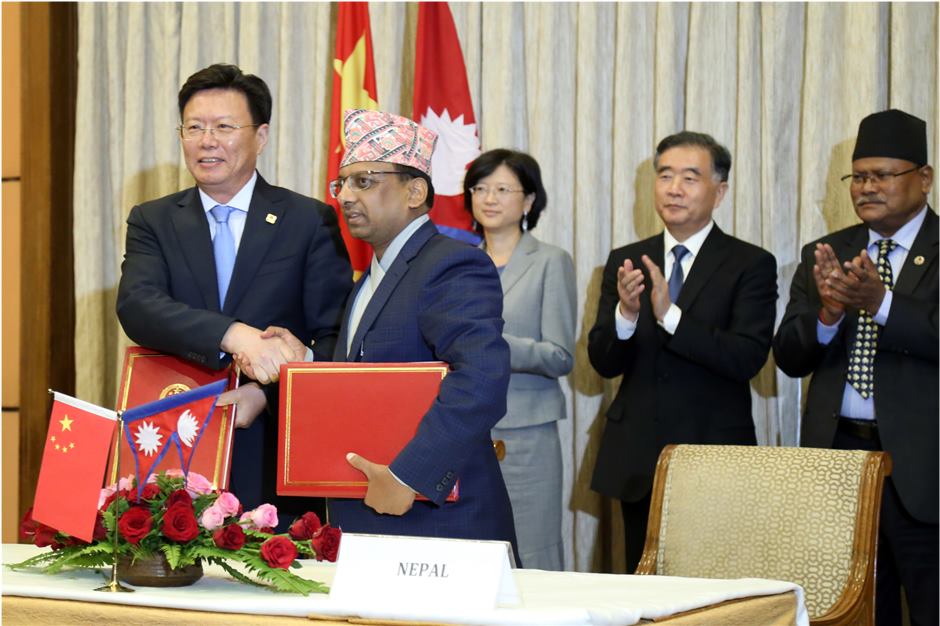 नेपाल चीनबीच महत्वपूर्ण तीन विषयमा सम्झौता