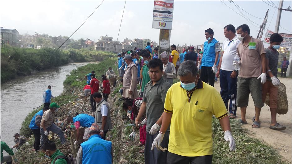 Manohara River Cleaning Campaign kicks off