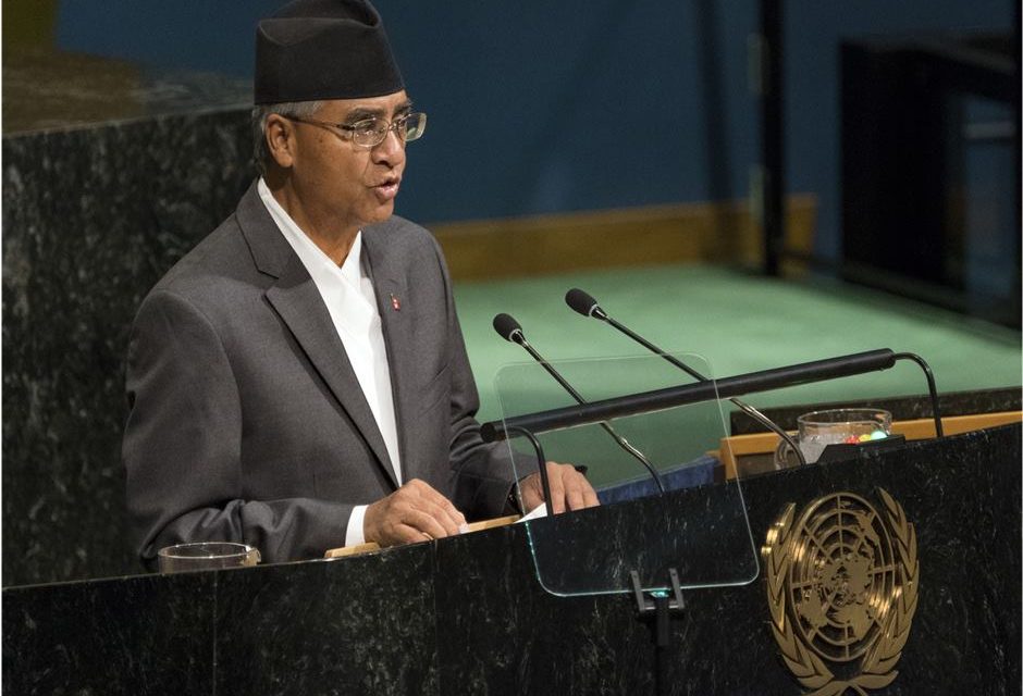 नेपाल समृद्धिको स्पष्ट मार्गचित्र कोर्न तल्लीन छ : प्रधानमन्त्री देउवा