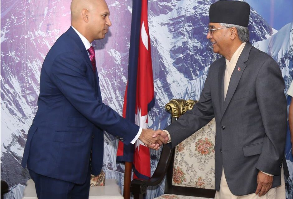 Canadian ambassador to Nepal congratulates PM