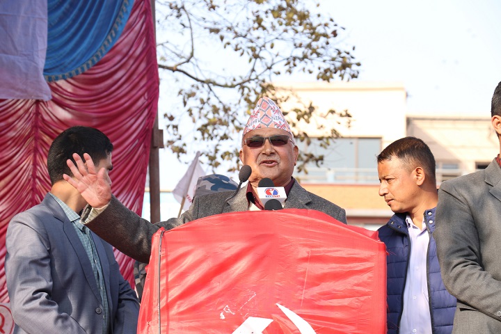 Left alliance wins all constituencies in Jhapa, Oli claims