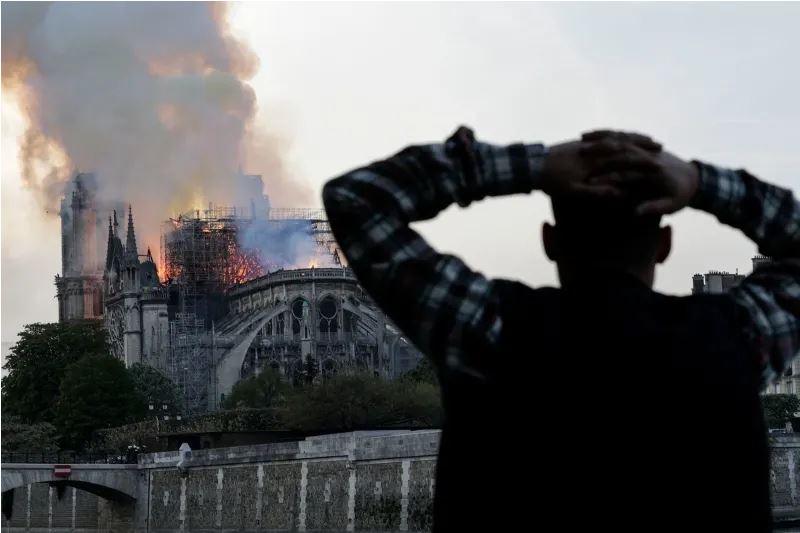 Notre Dame Cathedral fire 5591176