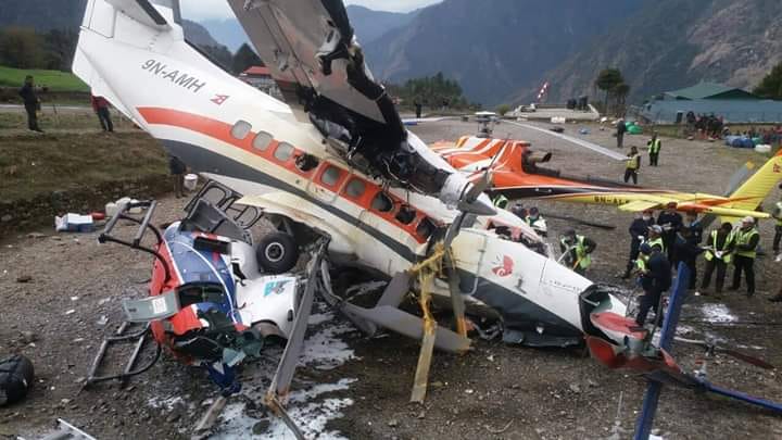 Lukla Airplane crash: Two dead, one injured