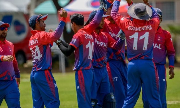 Nepal registers the first victory in ICC T20 World Cup Asia Qualifier