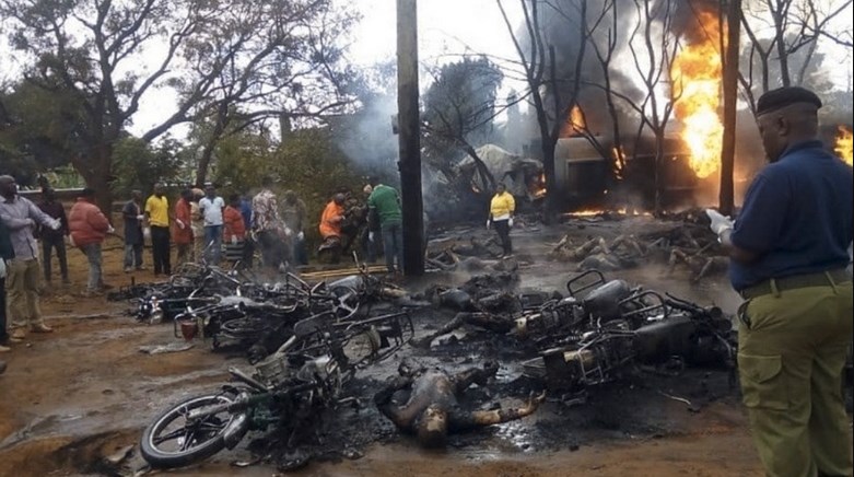 पेट्रोल ट्याङ्कर विस्फोटः ६२ जनाको मृत्यु, ७० घाइते