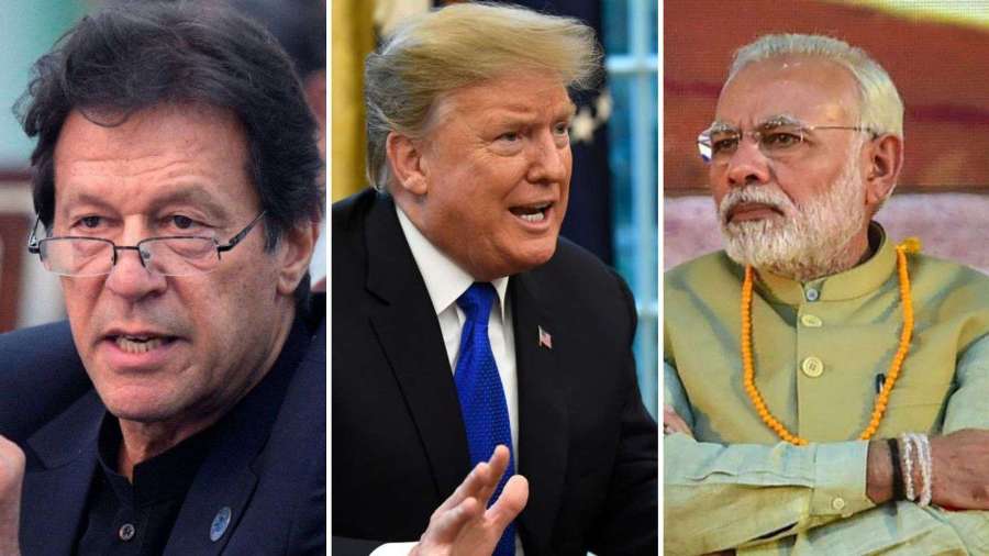 कश्मीरबारे भारत र पाकिस्तानी प्रधानमन्त्रीसँग ट्रम्पको फोनवार्ता