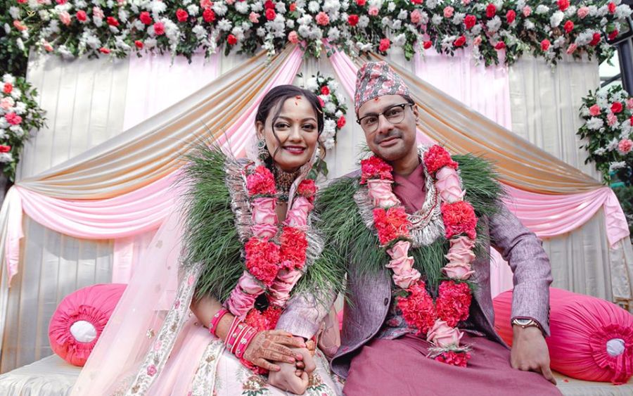 काठमाडौंमा ऋचा र दिपेक्षको विवाह, मागिन् आशिर्वाद